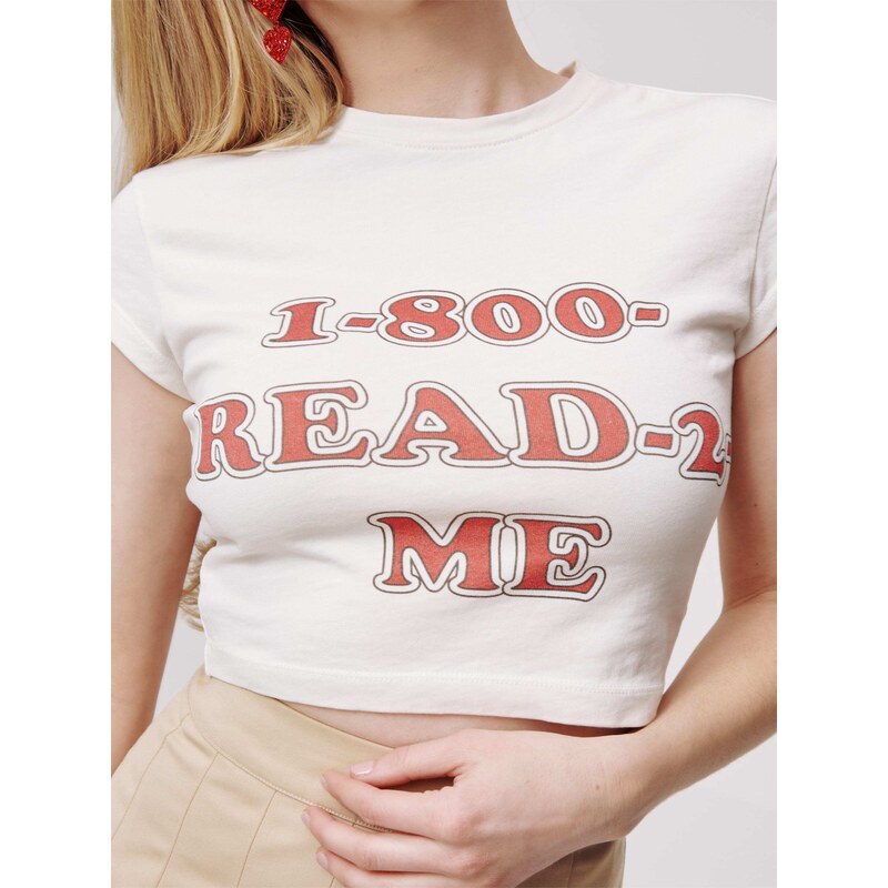 Daahls by Emma Roberts exclusively for ABOUT YOU Majica 'Cara' bež / rdeča / črna