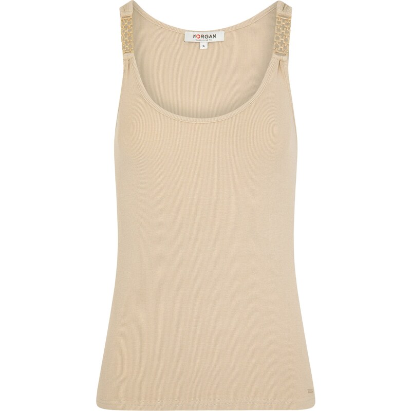 Morgan Top 'DUA' temno bež
