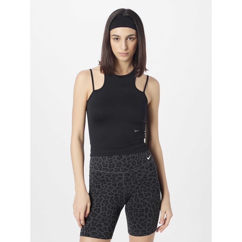 NIKE Športni top siva / črna