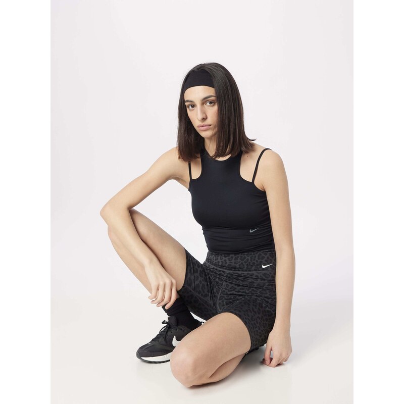 NIKE Športni top siva / črna