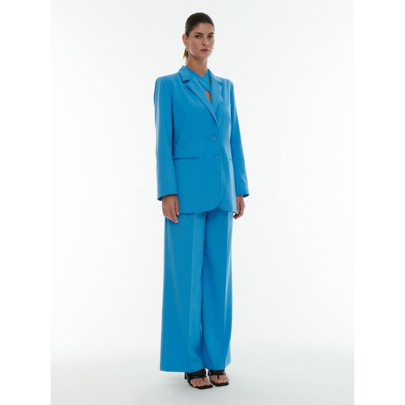 ABOUT YOU x Laura Giurcanu Blazer 'Magdalena' modra