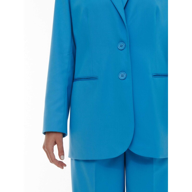 ABOUT YOU x Laura Giurcanu Blazer 'Magdalena' modra