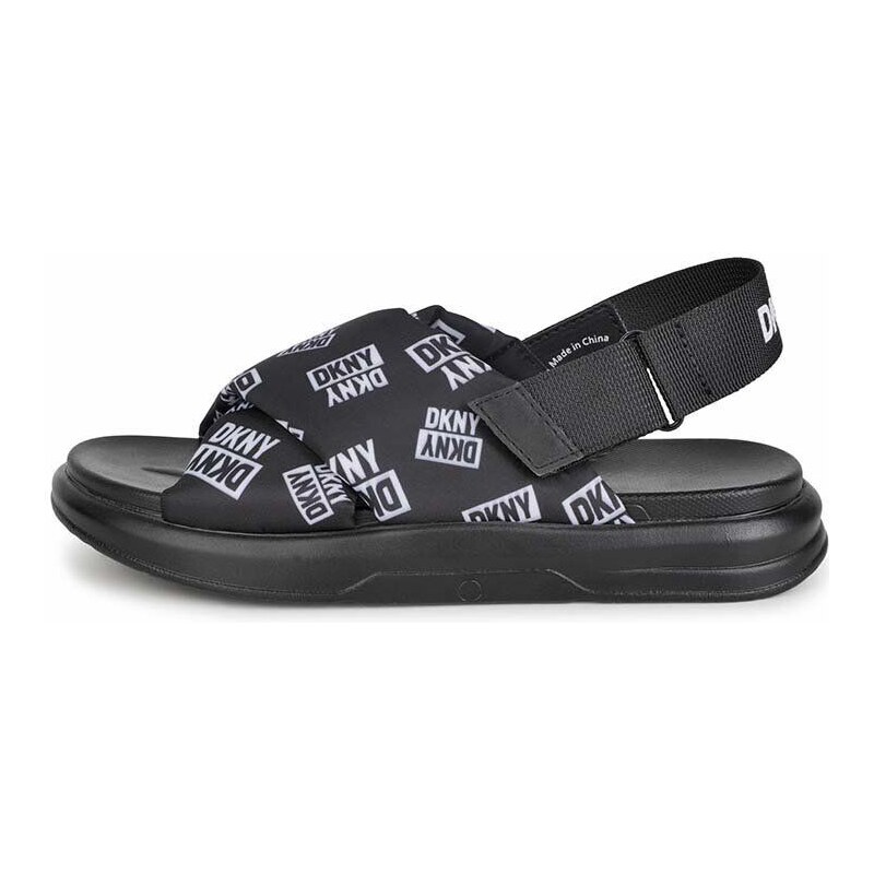 Otroški sandali Dkny črna barva