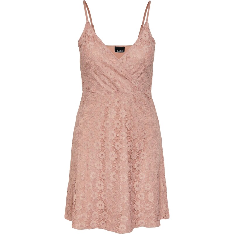 PIECES Poletna obleka 'Jada' staro roza