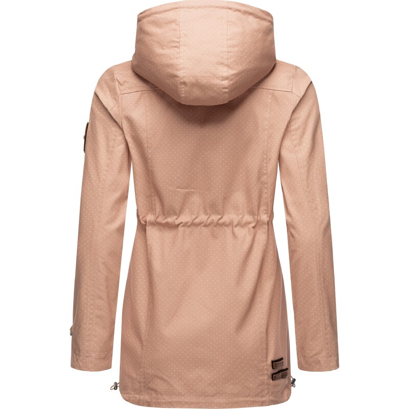 MARIKOO Prehodna jakna 'Nyokoo' roza / bela