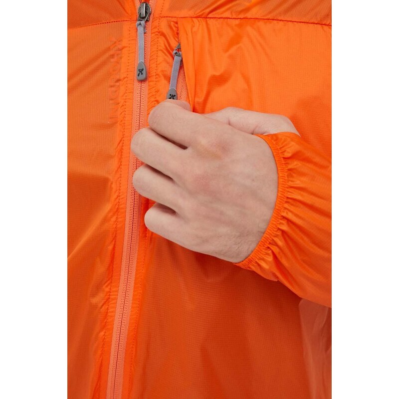 Vodoodporna jakna Houdini Come Along moška, oranžna barva