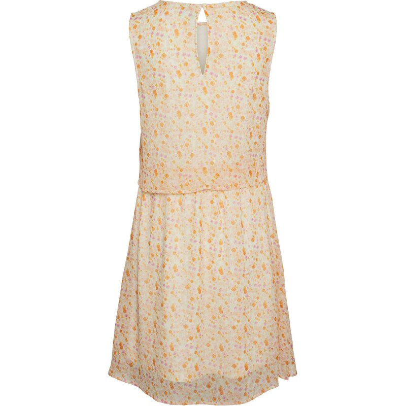 VERO MODA Obleka 'SMILLA' žafran / majnica / rosé / volneno bela