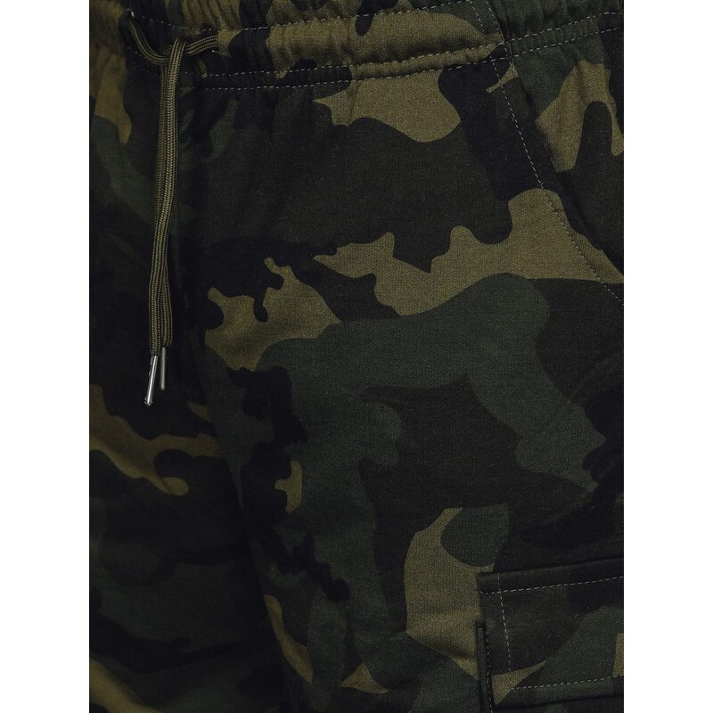 Buďchlap Army cargo kratke hlače v zeleni barvi