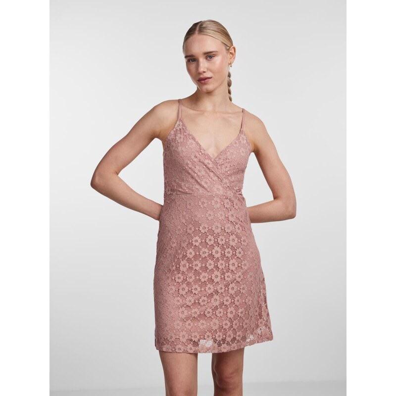 PIECES Poletna obleka 'Jada' staro roza