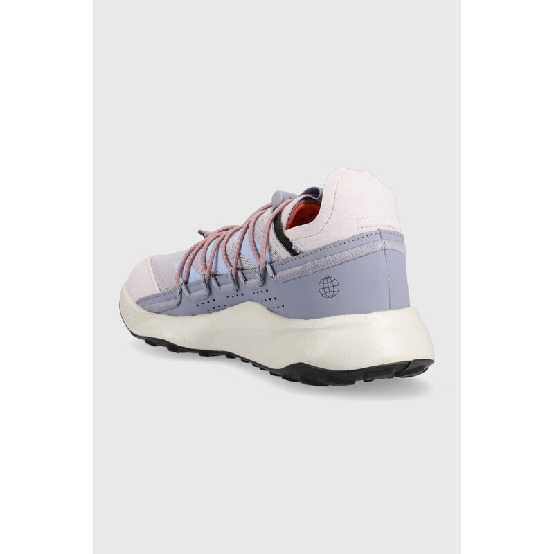Čevlji adidas TERREX Voyager 21 ženski, vijolična barva