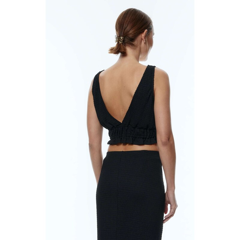 EDITED Top 'Juliena' črna