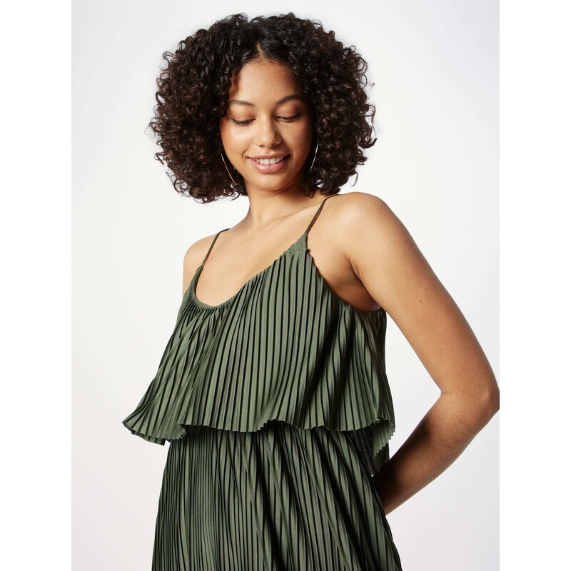 ABOUT YOU Obleka 'Nadia' temno zelena