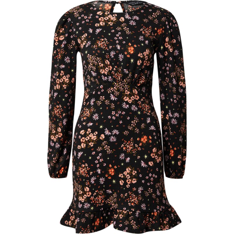 Dorothy Perkins Obleka pastelno oranžna / roza / črna / bela