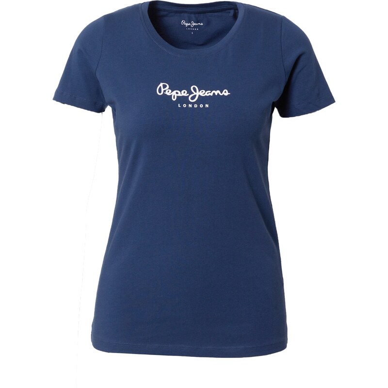 Pepe Jeans Majica 'New Virginia' mornarska / bela