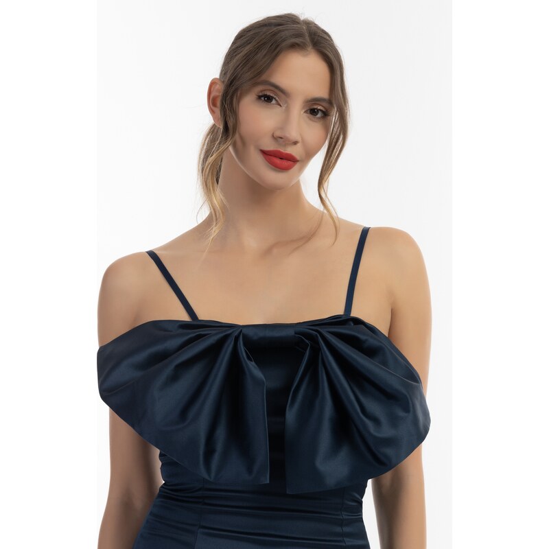 faina Koktejl obleka marine