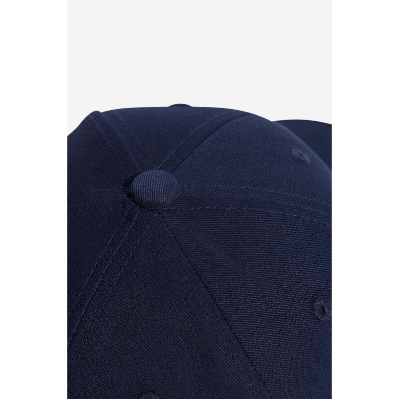 Bombažna bejzbolska kapa adidas Originals mornarsko modra barva