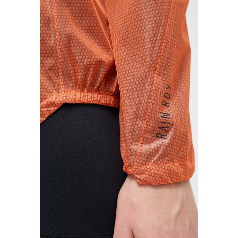 Vodoodporna jakna adidas TERREX Agravic ženska, oranžna barva