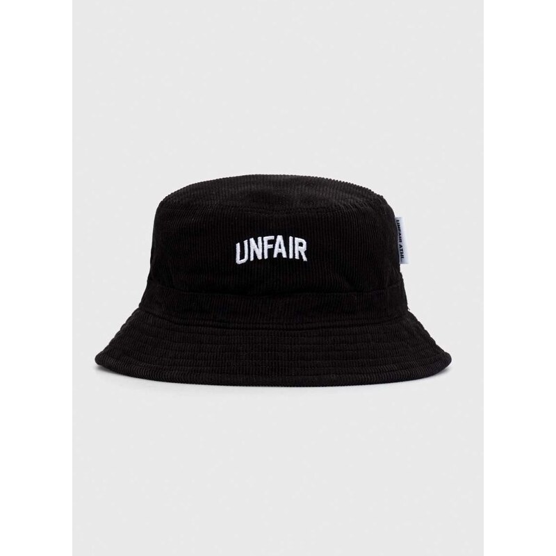 klobuk iz rebrastega žameta Unfair Athletics , črna barva