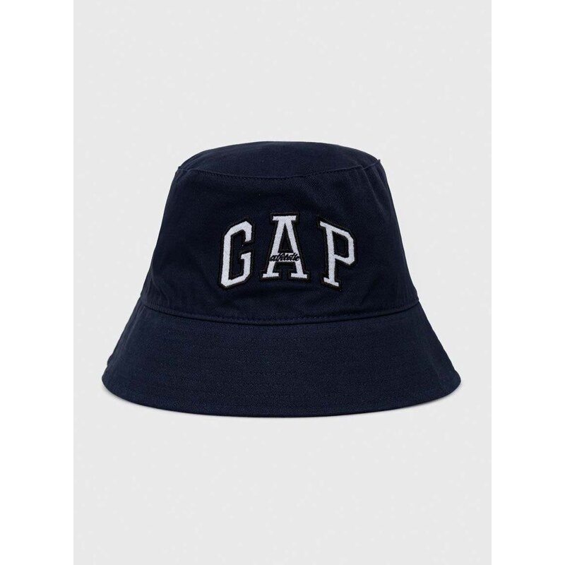 Bombažni klobuk GAP mornarsko modra barva