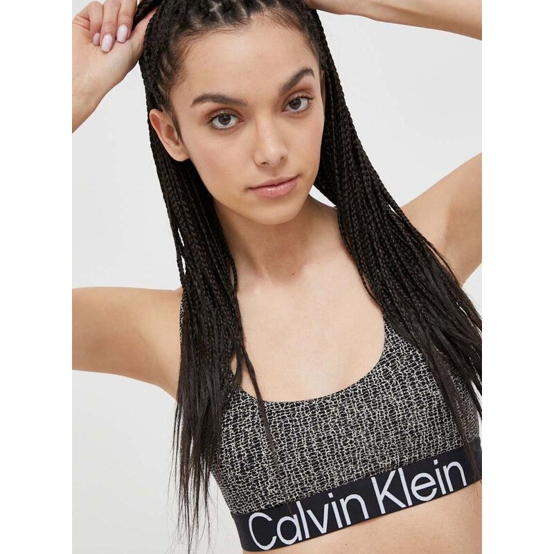 Športni modrček Calvin Klein Performance Effect črna barva
