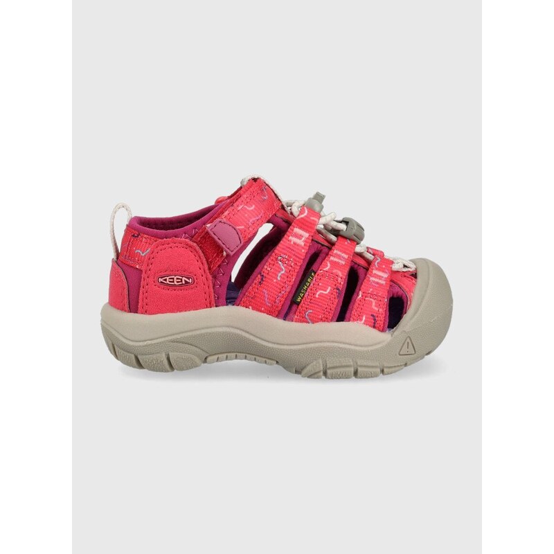 Otroški sandali Keen Newport H2 roza barva
