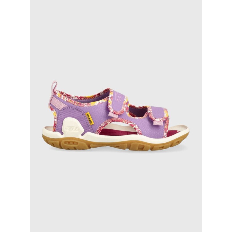 Otroški sandali Keen vijolična barva