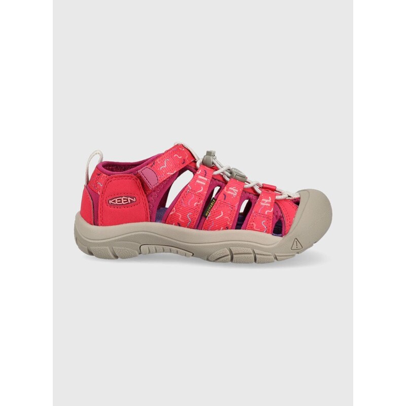 Otroški sandali Keen Newport H2 roza barva