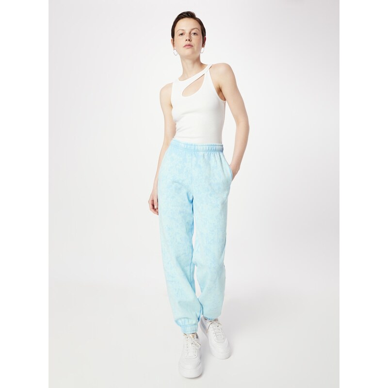 Urban Classics Hlače dimno modra / svetlo modra