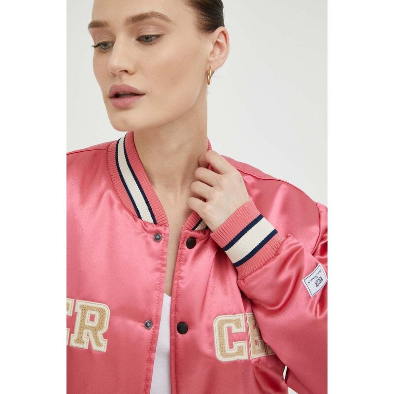 Bomber jakna Mercer Amsterdam roza barva