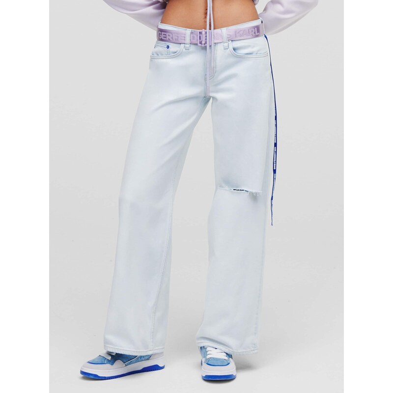 KARL LAGERFELD JEANS Kavbojke pastelno modra