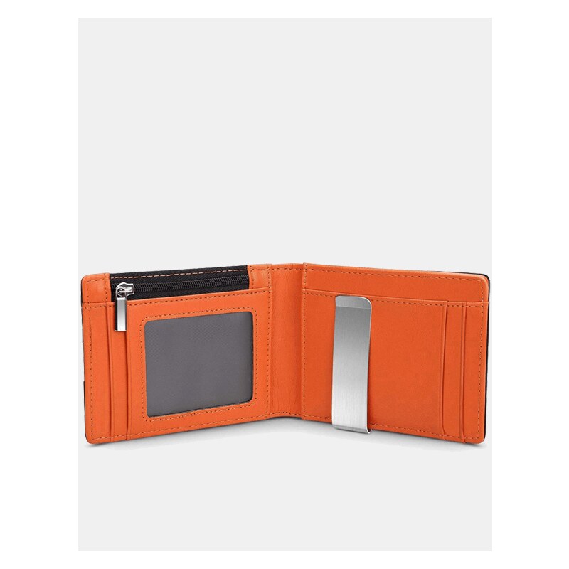 Tošn Moška denarnica Miracle Carbon oranžna