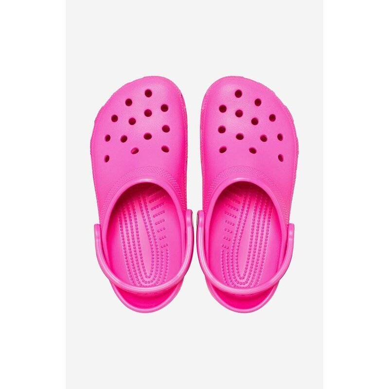 Otroški natikači Crocs Classic Kids Clog roza barva