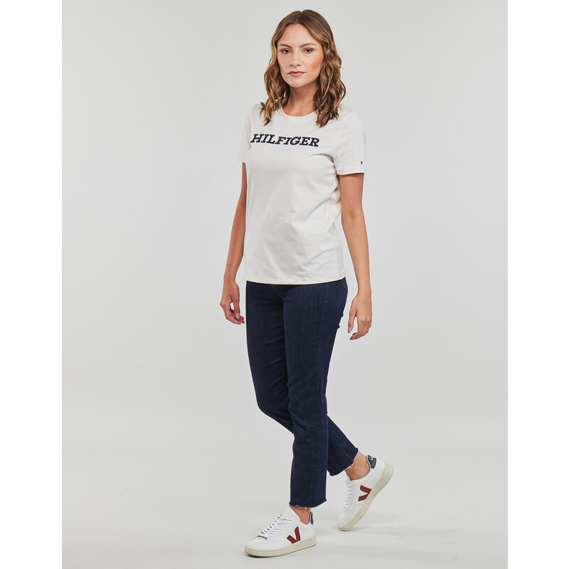 Tommy Hilfiger Majice s kratkimi rokavi REG MONOTYPE EMB C-NK SS Tommy Hilfiger