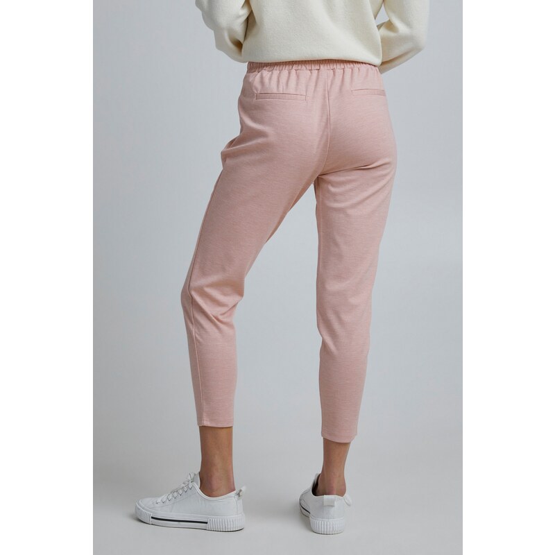 ICHI Hlače z naborki 'IHKate' roza