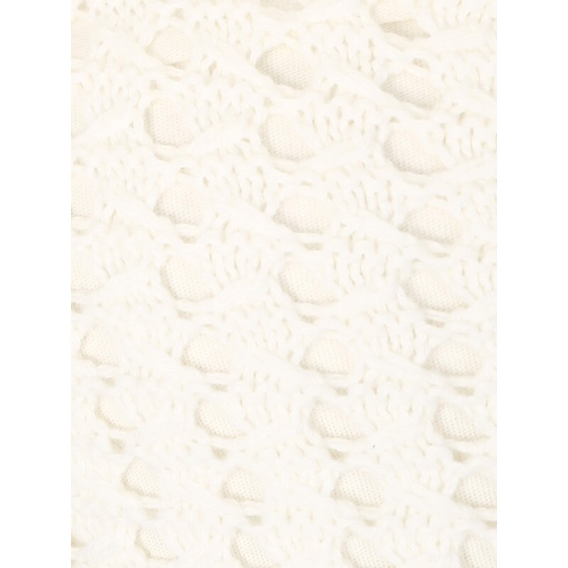 Gap Petite Pletena obleka off-bela