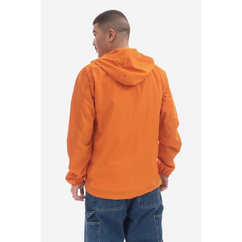 Jakna Fjallraven High Coast Lite Anorak moška, oranžna barva