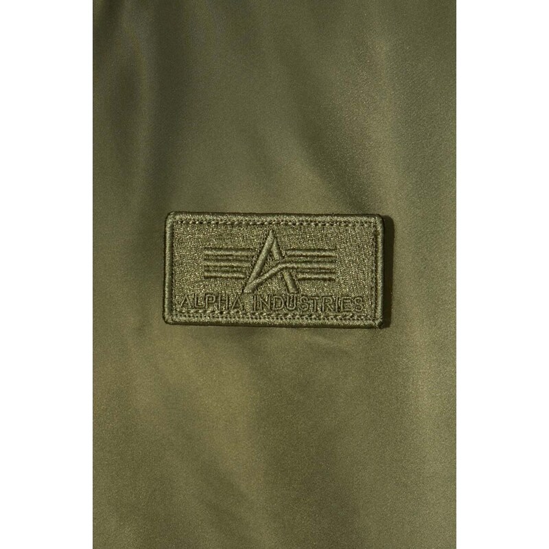 Bomber jakna Alpha Industries MA-1 D-Tec 183110 moška, zelena barva