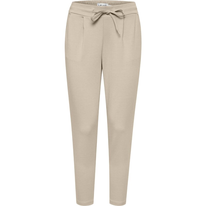 ICHI Hlače z naborki 'ICHKate' svetlo bež