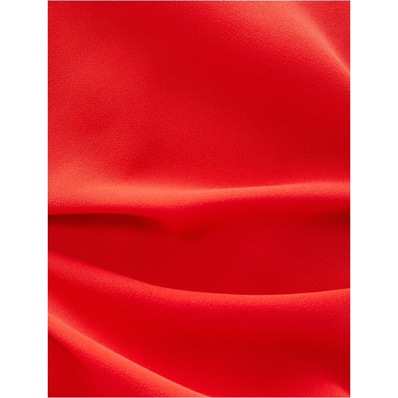 Koton Mini Party Dress Draped Sleeve Detail