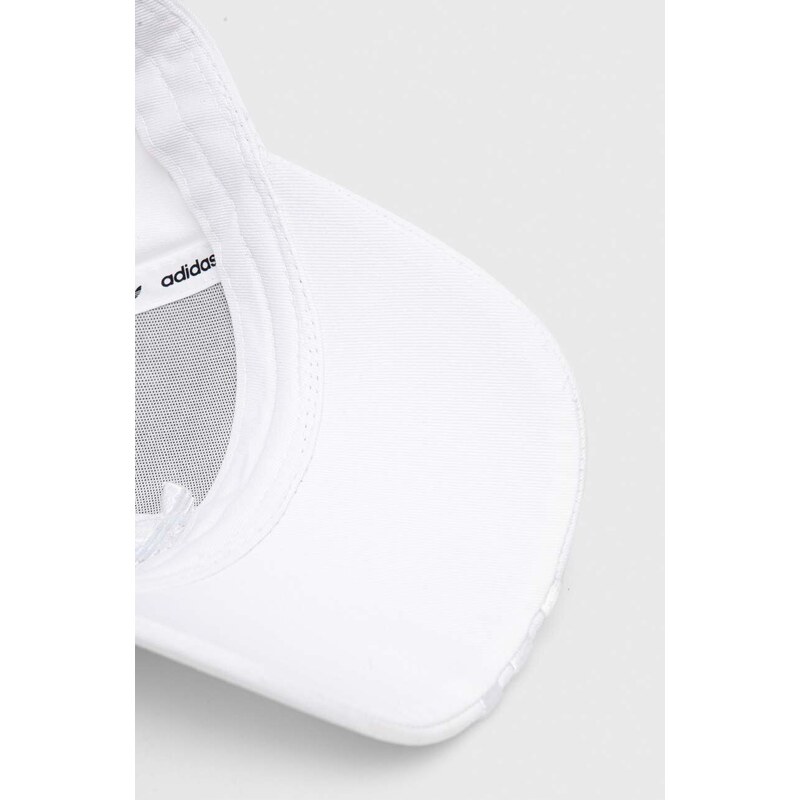 Kapa s šiltom adidas Originals bela barva