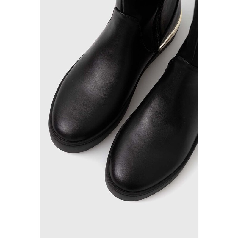 Elegantni škornji Liu Jo SILVIA 89 ženski, črna barva, BF3053EX01422222