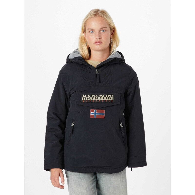 NAPAPIJRI Funkcionalna jakna 'Rainforest' bež / temno rdeča / črna