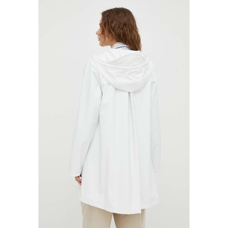 Vodoodporna jakna Rains 18050 Jackets ženska, bela barva