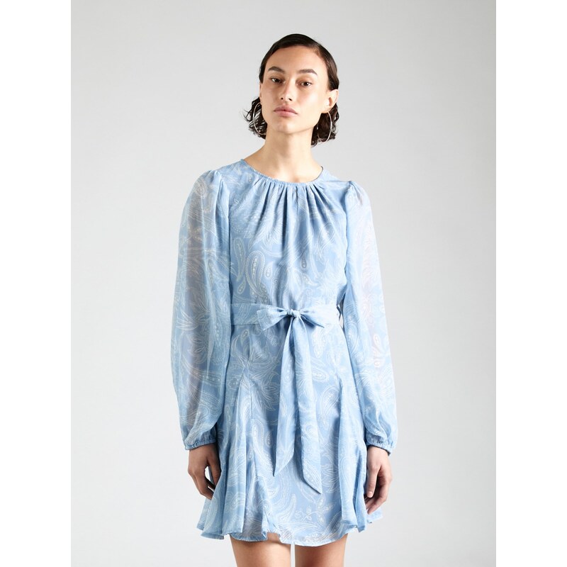 Dorothy Perkins Koktejl obleka svetlo modra / bela