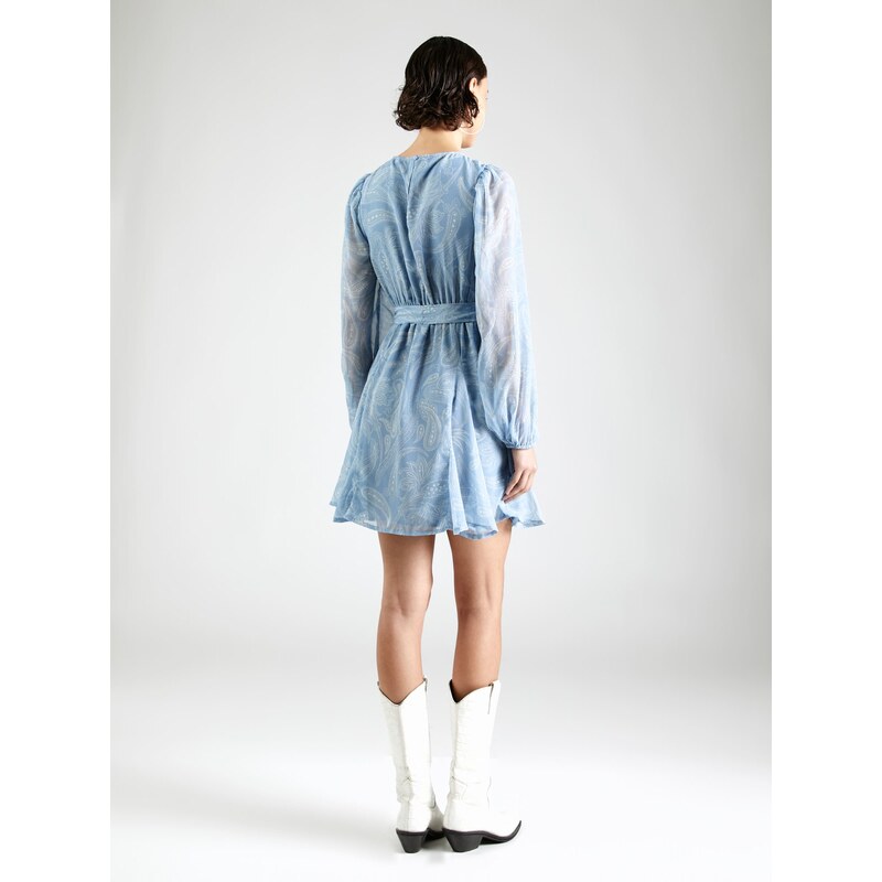 Dorothy Perkins Koktejl obleka svetlo modra / bela