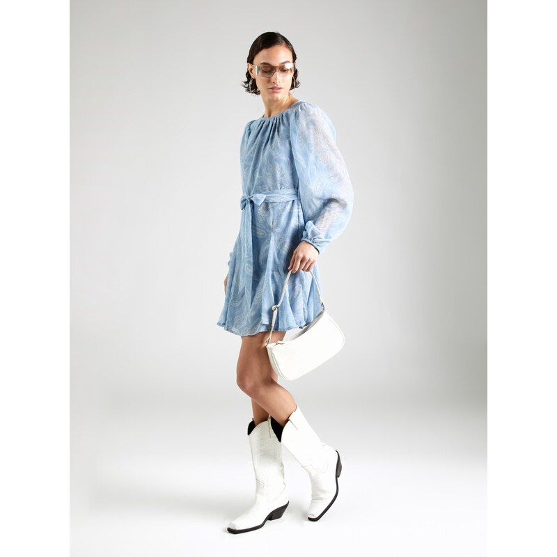 Dorothy Perkins Koktejl obleka svetlo modra / bela