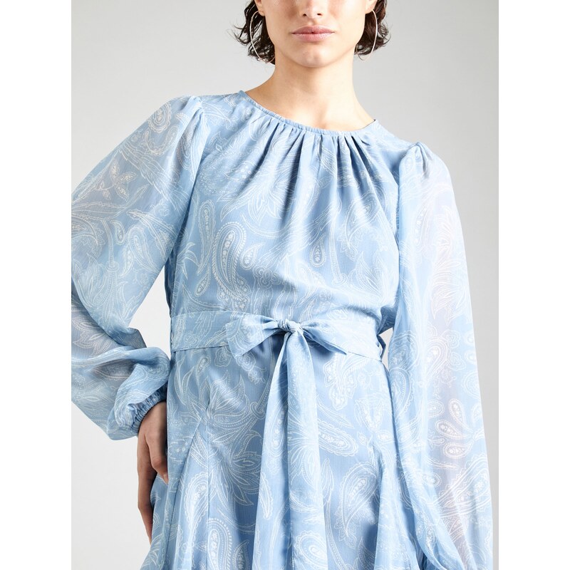 Dorothy Perkins Koktejl obleka svetlo modra / bela