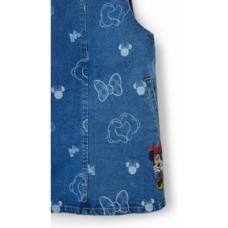 Otroška jeans obleka Desigual x Disney