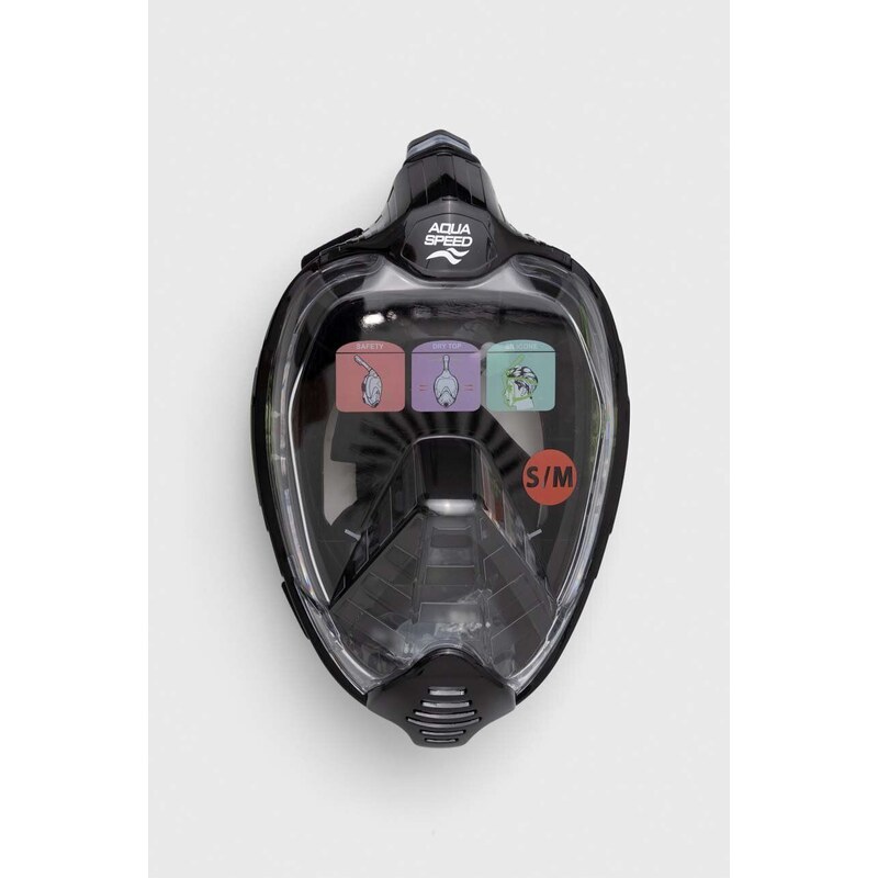 Potapljaška maska Aqua Speed Veifa ZX črna barva