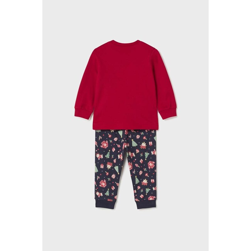 Pižama za dojenčka Mayoral rdeča barva